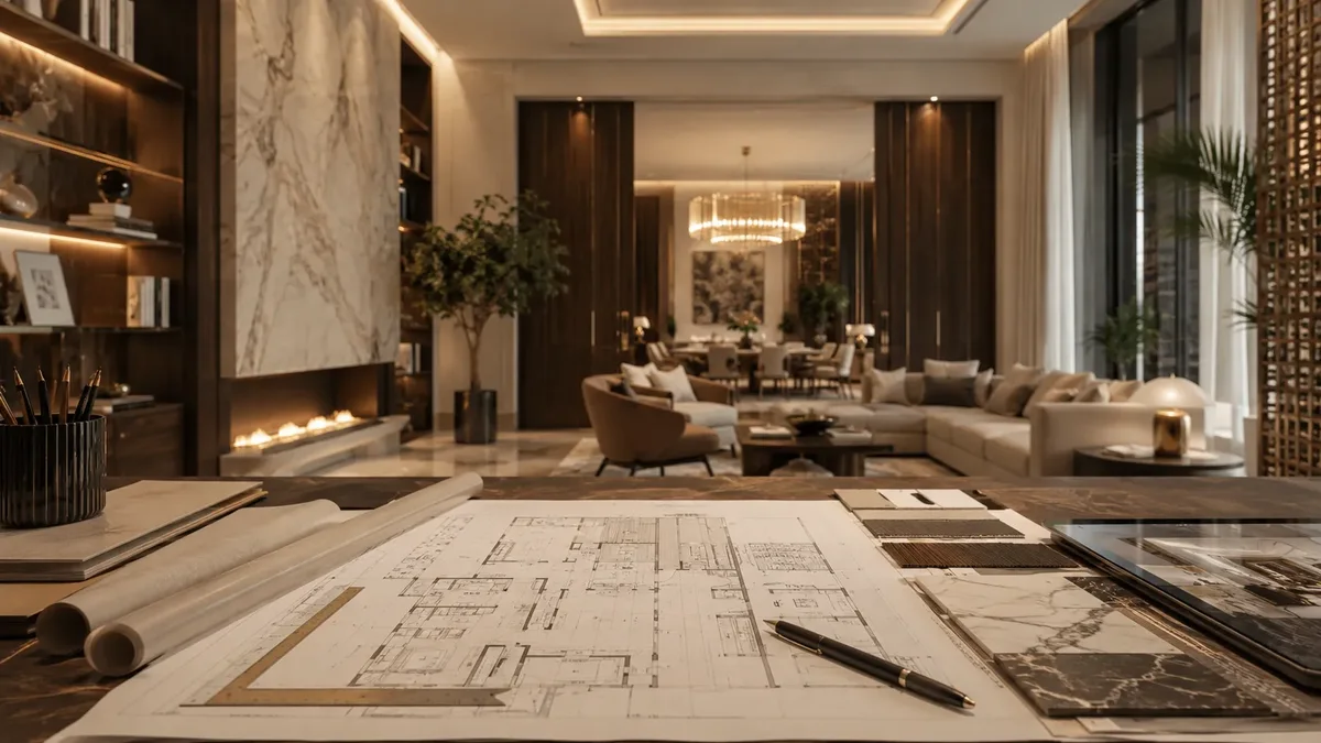 الفرق بين التصميم المعماري والتصميم الداخلي
