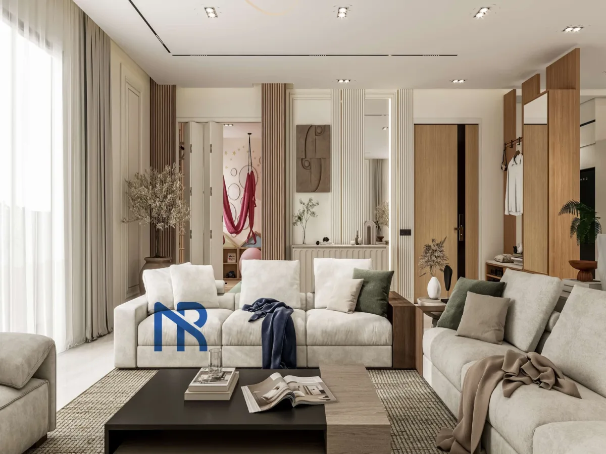 تصميم داخلي لشقة عصرية