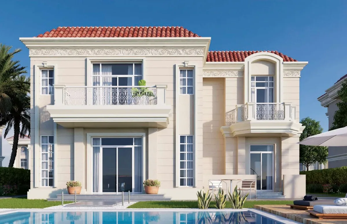 فيلا كلاسيكية - تصميم معماري وداخلي