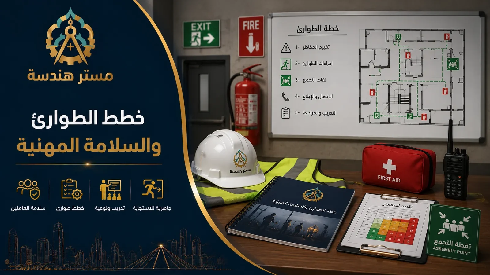 خطط الطوارئ والسلامة المهنية