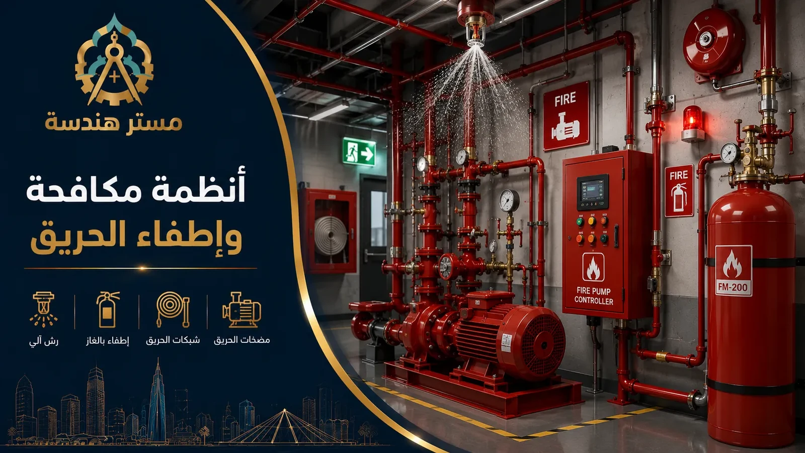 أنظمة مكافحة وإطفاء الحريق