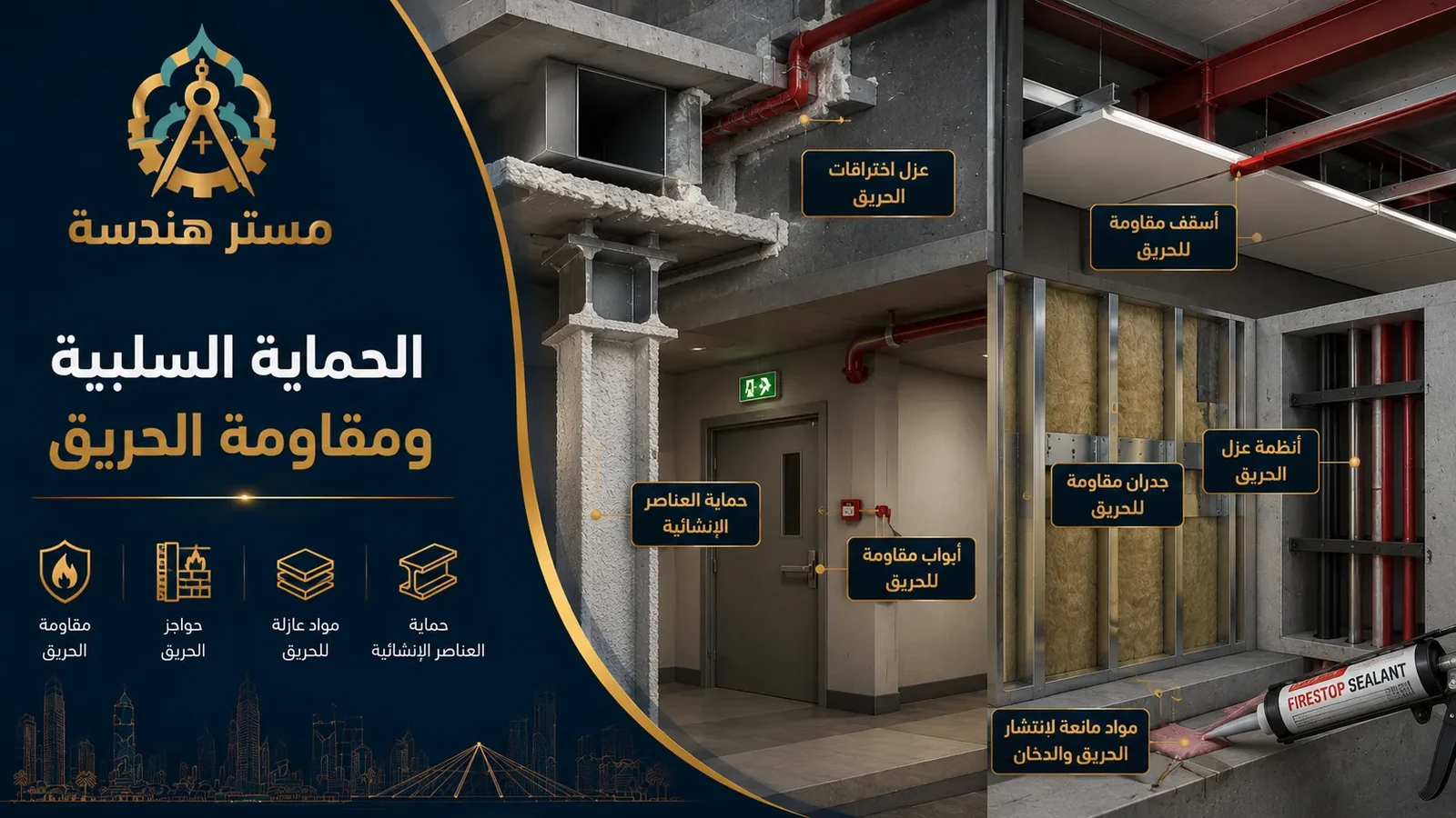 الحماية السلبية ومقاومة الحريق