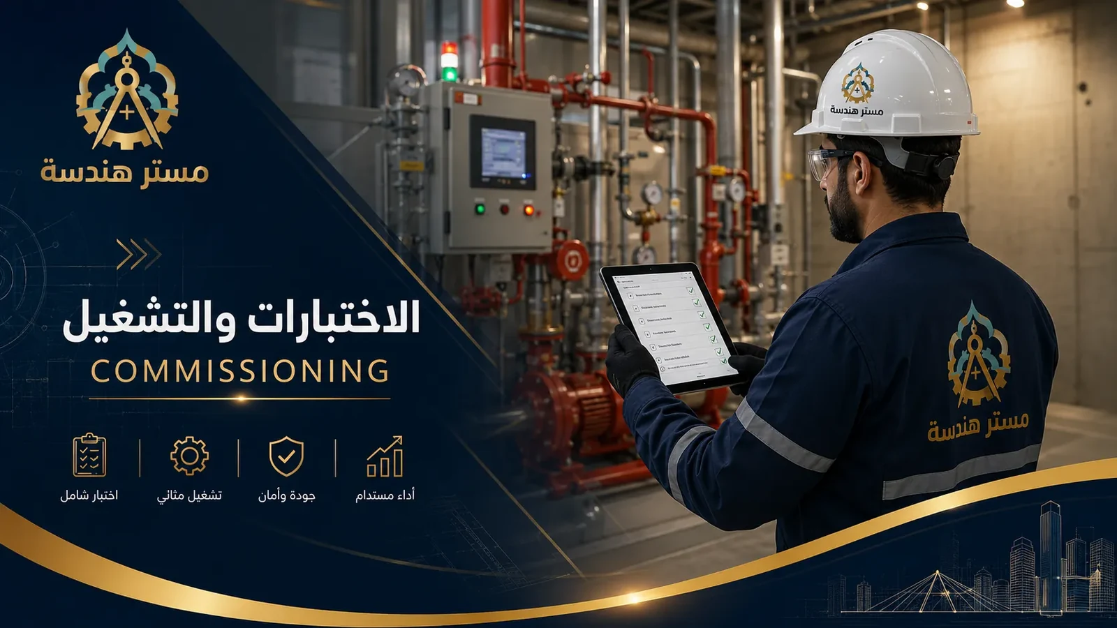 الاختبارات والتشغيل Commissioning